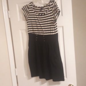 Black and white dress